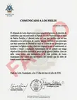 El documento que circula en redes sociales, denunciado como falso por el Arzobispado de Le&oacute;n