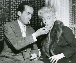 Edward R. Murrow y Marilyn Monroe, 1955