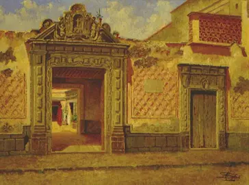 Pintura calle poblana