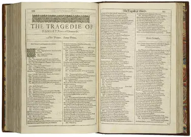 [shakespirianas 16] First page, first folio, Hamlet