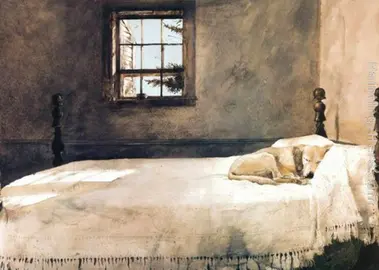 Master bedroom. Andrew Wyeth