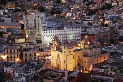 Guanajuato de noche - Foto, Tom&aacute;s Castelazo