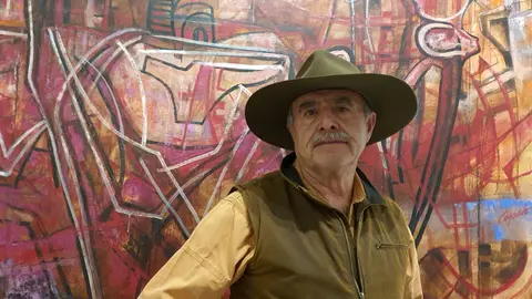 El pintor y escultor Capelo Hern&aacute;ndez