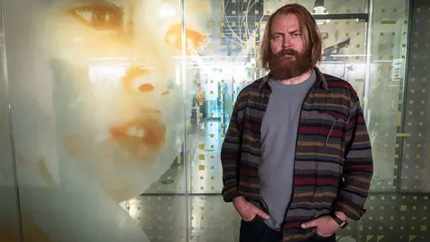 DEVS -- Pictured: Nick Offerman as Forest. CR: Miya Mizuno/FX