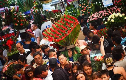 madres flores gente