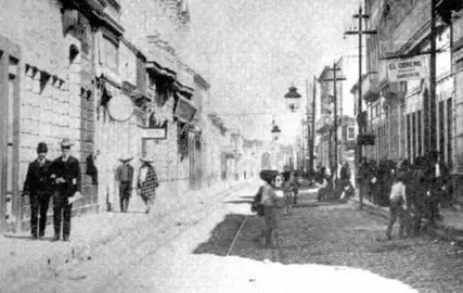 Calle Real de Guanajuato, hoy Madero 1915