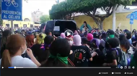 La represi&oacute;n a mujeres y periodistas en Le&oacute;n