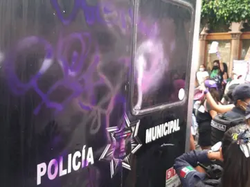 Un aspecto de la marcha realizada este s&aacute;bado entre Calzada de los H&eacute;roes y Plaza Expiatorio