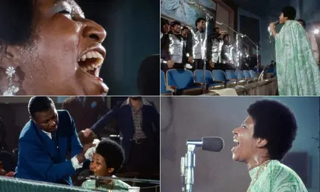 Aretha Franklin en su concierto Amazing Grace - Fotogramas de la película