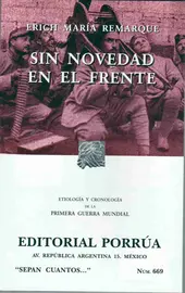 Sin novedad en el frente, Erich Mar&iacute;a Remarque