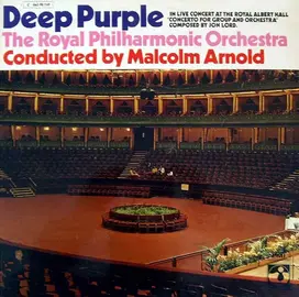 Deep Purple & The Royal Philarmonic Orchestra, 1969, portada del LP