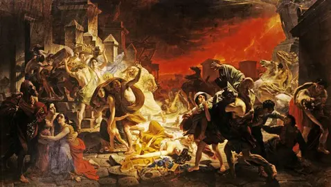 El último día de Pompeya, Karl Briulov, 1833