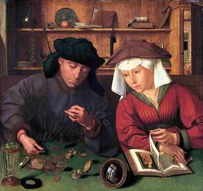 Massysm Quentin &mdash; The Moneylender and his Wife &mdash; 1514