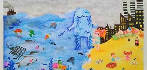 niño y la mar