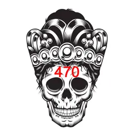 Prince Skull Mom in crown Head design on white background. Halloween. skull head logos or icons. vector illustration.