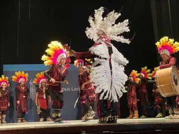 Un aspecto de la Danza de Broncos del Se&ntilde;or de la Piedad - Foto, Maricruz Romero Ugalde