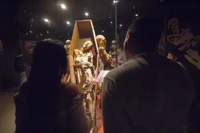 La exhibici&oacute;n de cad&aacute;veres &aacute;ridos (momias) de Guanajuato, todo un atractivo para turistas