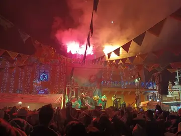 Llegada del a&ntilde;o nuevo - Foto, Velio Ortega