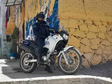 Motopatrullas en Guanajuato Capital