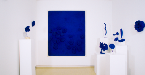 Installation view, Yves Klein, MCA, 1997