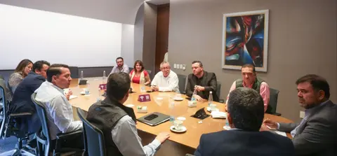 El Secretario de Gobierno conduce reuni&oacute;n con titulares de partidos en Guanajuato