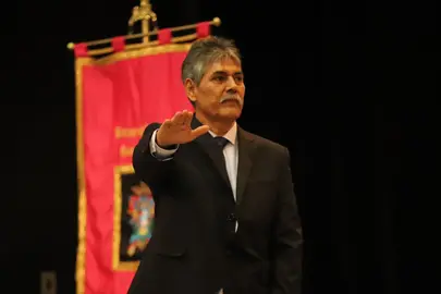 Mauro Napsuciale Mend&iacute;vil rinde protesta como rector de la UG Le&oacute;n 2024-2028