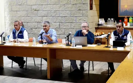 Titulares de SAPAL e IMPLAN reportan el estado de Presa del Palote 
