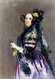 Retrato de Ada Byron hacia 1840