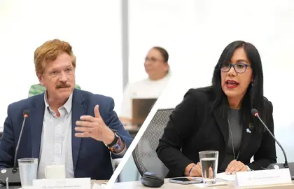 Los legisladores Juan Carlos Romero y Susana Berm&uacute;dez