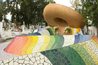 El mausoleo a Jos&eacute; Alfredo Jim&eacute;nez en Dolores Hidalgo