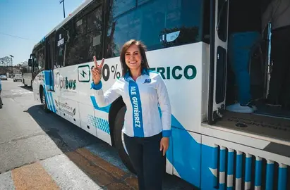 Ale Guti&eacute;rrez pone en marcha pruebas de veh&iacute;culos el&eacute;ctricos en transporte urbano de Le&oacute;n