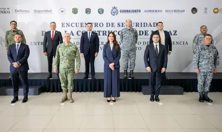 Libia Dennise encabeza en Irapuato encuentro con autoridades de seguridad federales y del estado