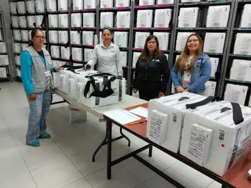 INE Guanajuato distribuye documentos y equipo para la elecci&oacute;n judicial del 1 de junio