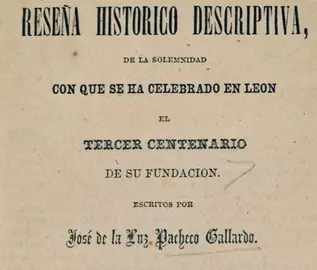 Rese&ntilde;a hist&oacute;rico descriptiva de la solemnidad