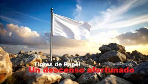 Tigres - Un descenso afortunado - Imagen generada con IA de Adobe Firefly