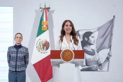 Libia Dennise y Claudia Sheinbaum anuncian la puesta en marcha de Puerta Log&iacute;stica Baj&iacute;o en Celaya