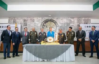 Asiste Libia a Celebraci&oacute;n del 6&ordm; Aniversario de la Guardia Nacional