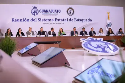 Libia Dennise encabeza presentaci&oacute;n de reporte del Sistema Estatal de B&uacute;squeda de Guanajuato