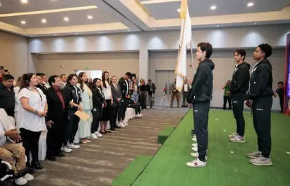 Abandera gobernadora a delegaci&oacute;n guanajuatense rumbo a los Panamericanos Junior Asunci&oacute;n 2025