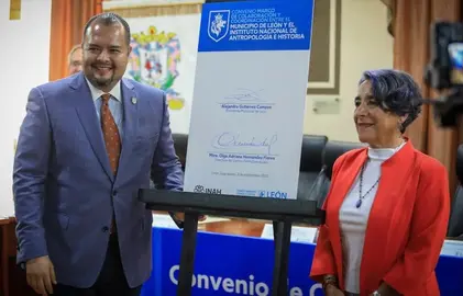 INAH y Le&oacute;n suscriben convenio para preservar patrimonio hist&oacute;rico y cultural del municipio