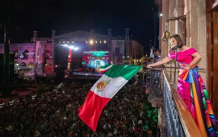 Ale Guti&eacute;rrez encabeza en Le&oacute;n el festejo del Grito de Independencia