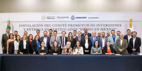 Guanajuato instala comit&eacute; promotor de inversiones y entrega certificados 'Hecho en M&eacute;xico'