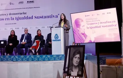 Conmemoran 72 a&ntilde;os del voto de las mujeres en M&eacute;xico