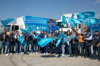 Libia Dennise Encabeza salida de caravana con apoyos para damnificados por lluvias