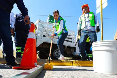 Ale Guti&eacute;rrez encabeza actividades de programa 'Dale Color a tu Colonia'