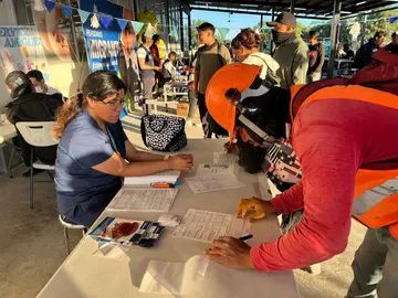 Personal de Derechos Humanos Guanajuato atiende a jornaleros agr&iacute;colas migrantes en San Luis de La Paz