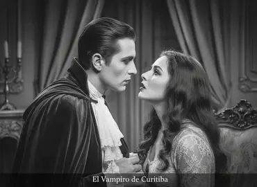 El vampiro de Curitiba Imagen generada con IA Adobe Firefly
