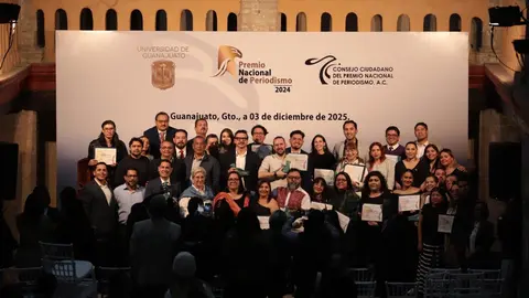 Entregan en la UG el Premio Nacional de Periodismo 2024