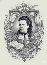 Imagen generada por IA Gemini, basada en un retrato del personaje
