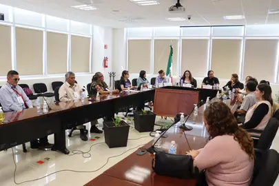 Personal del INE y de la Subsecretar&iacute;a para la Inclusi&oacute;n realizaron un ejercicio de consulta con ciudadanos para determinar la viabilidad t&eacute;cnica de incorporar marcas t&aacute;ctiles en la Credencial para Votar.